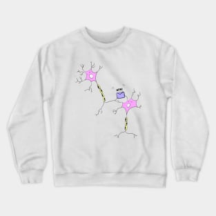 Neuron transmitting Message Crewneck Sweatshirt